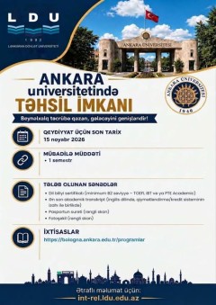 LDU TƏLƏBƏLƏRİNİN NƏZƏRİNƏ!