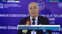 Lənkəran Dövlət Universitetinin rektoru prof. Natiq İbrahimov Özbəkistan Dövlət Televiziyasına müsahibə verib. 
