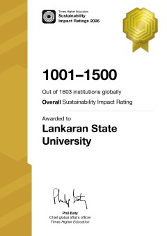 Lənkəran Dövlət Universiteti THE Impact Sustainability Ratings 2026 reytinqində uğurlu nəticə əldə edib