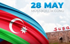 Lənkəran Dövlət Universitetinin rektoru, professor Natiq İbrahimovun 28 May-Azərbaycanın Müstəqillik Günü münasibətilə Təbriki