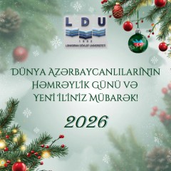 Lənkəran Dövlət Universitetinin rektoru, professor  Natiq İbrahimovun yeni il Təbriki.