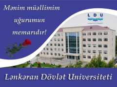 Lənkəran Dövlət Universitetinin rektoru, professor Natiq İbrahimovun Beynəlxalq Müəllim Günü münasibəti ilə Təbriki