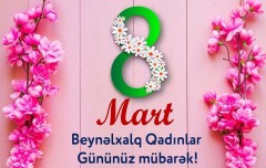 8 Mart-Beynəlxalq Qadınlar Günü münasibətilə Lənkəran Dövlət Universitetinin rektoru, professor Natiq İbrahimovun LDU-da çalışan qadın əməkdaşlara və tələbələrə  təbriki.